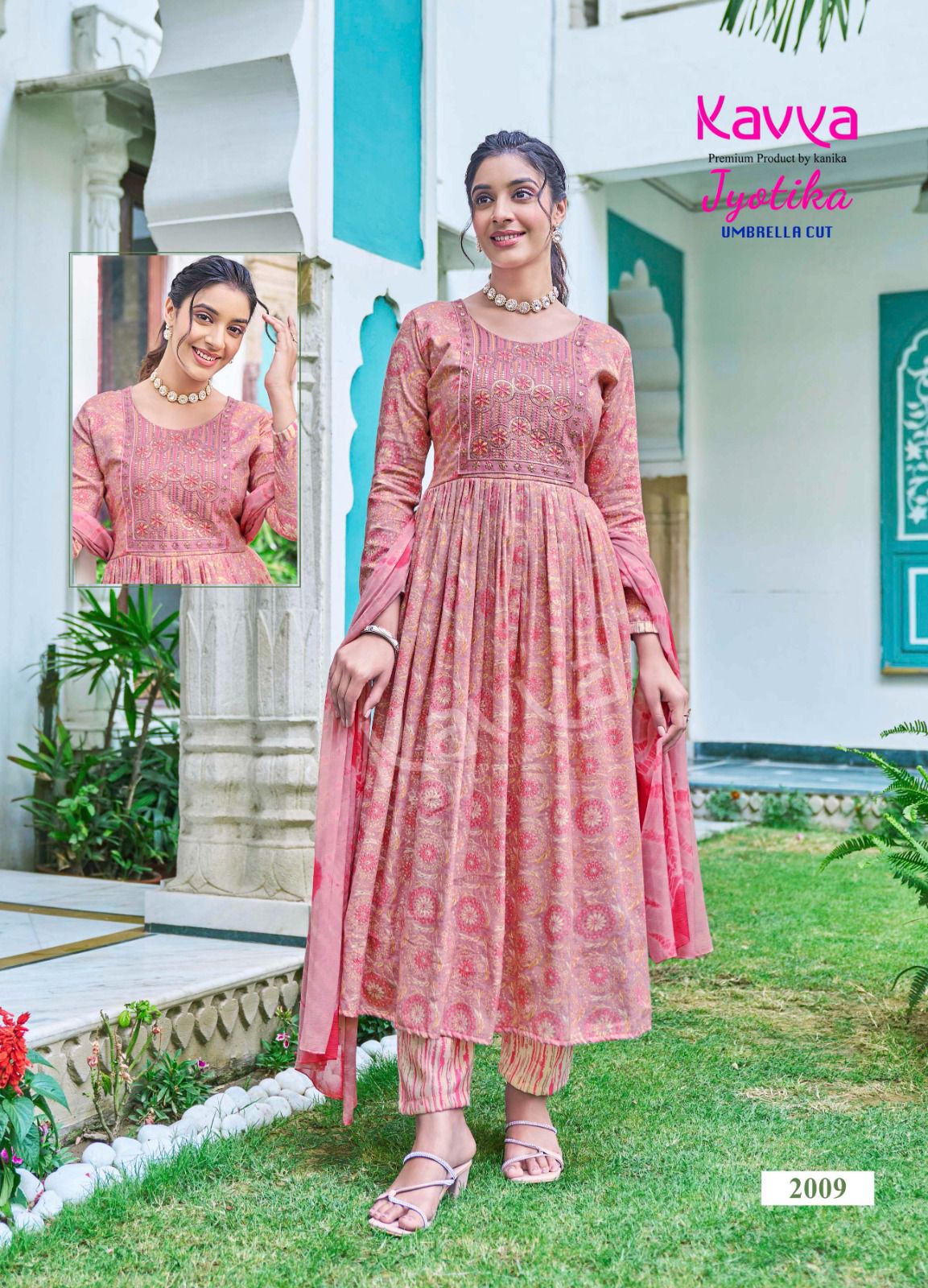 Jyotika Vol 2 By Kavya Naira Cut Printed Kurti With Bottom Dupatta Wholesale Market In Surat
